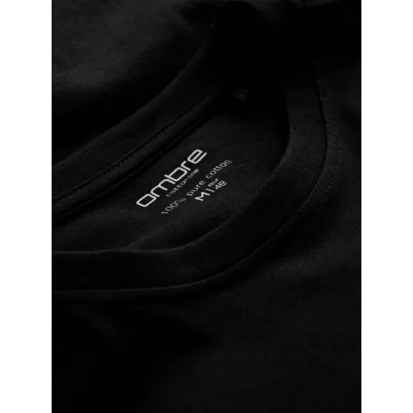  Hemd OMBRE OM-LSBL-0106 SCHWARZ 