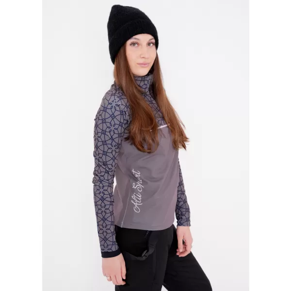  Frauenfunktionaler Thermo -Sweatshirt Premium ALTISPORT VOJ/ALW053TER03 GRAU 