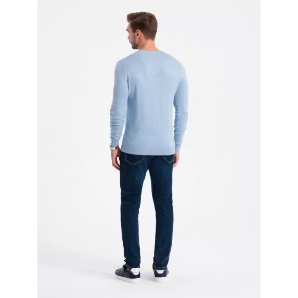  Herrenpullover OMBRE OM-SWBS-0107 HELLBLAU 