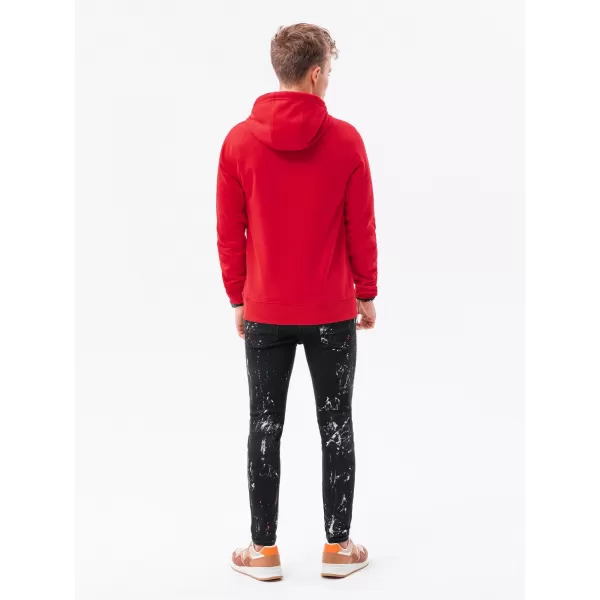  Herren -Sweatshirt OMBRE B979 ROT 
