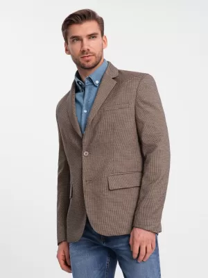 Jacke OMBRE OM-BLZB-0116 BRAUN