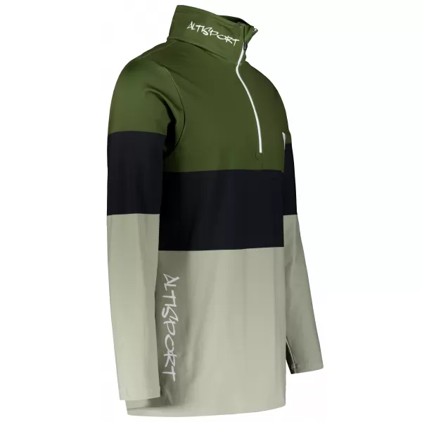  Funktionelle Thermo -Sweatshirt -Premium von Männern ALTISPORT VOJ/ALM051TER03 KHAKI 