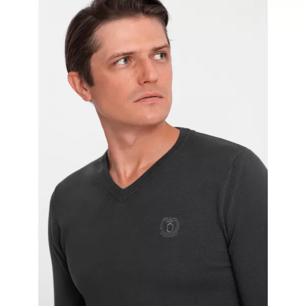  Herrenpullover OMBRE OM-SWBS-0107 GRAPHIT 