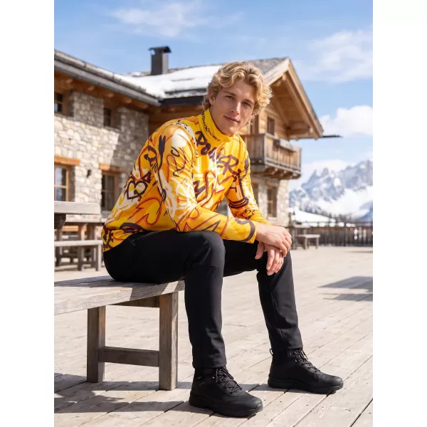  Funktionelle Thermo -Sweatshirt -Premium von Männern ALTISPORT VOJ/ALM054TER03 BERNSTEIN 