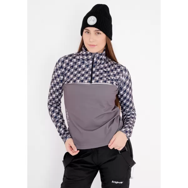  Frauenfunktionaler Thermo -Sweatshirt Premium ALTISPORT VOJ/ALW048TER03 GRAU 