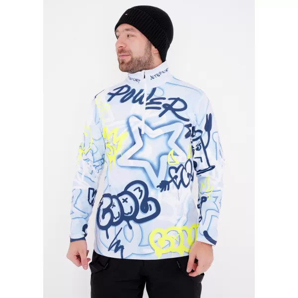  Funktionelle Thermo -Sweatshirt -Premium von Männern ALTISPORT VOJ/ALM054TER03 BLAU 