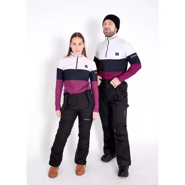  Frauenfunktionaler Thermo -Sweatshirt Premium ALTISPORT VOJ/ALW051TER03 BURGUND 