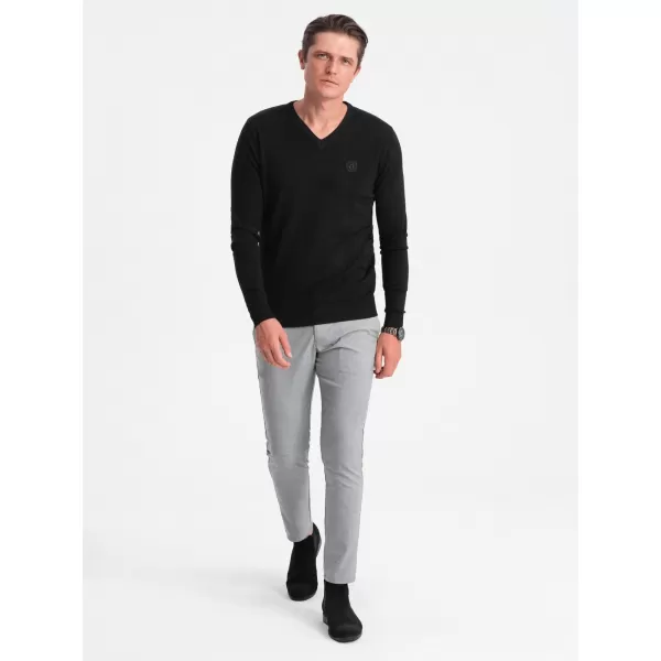  Herrenpullover OMBRE OM-SWBS-0107 SCHWARZ 