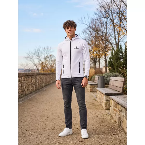  Herren funktionaler Sport -Sweatshirt ALTISPORT ALM006417 WEIß 