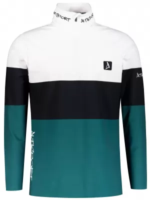 Funktionelle Thermo -Sweatshirt -Premium von Männern ALTISPORT VOJ/ALM051TER03 WEIß -GREEN