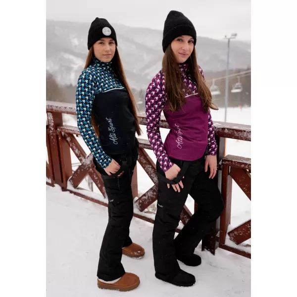  Frauenfunktionaler Thermo -Sweatshirt Premium ALTISPORT VOJ/ALW048TER03 LILA 