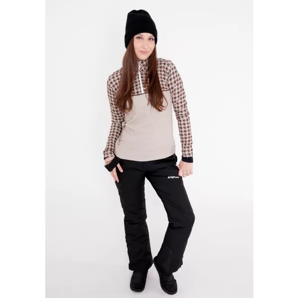  Frauenfunktionaler Thermo -Sweatshirt Premium ALTISPORT VOJ/ALW048TER03 BRAUN 