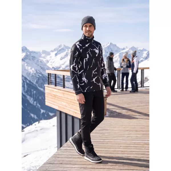  Funktionelle Thermo -Sweatshirt -Premium von Männern ALTISPORT VOJ/ALM052TER03 SCHWARZ 