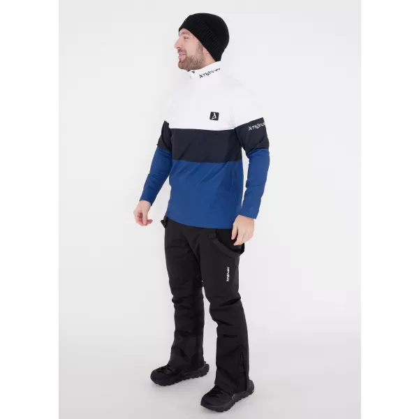  Funktionelle Thermo -Sweatshirt -Premium von Männern ALTISPORT VOJ/ALM051TER03 WEIß -BLAU 