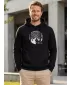 Herren -Sweatshirt ALTISPORT ALM172JN796 SCHWARZ UND WEIß