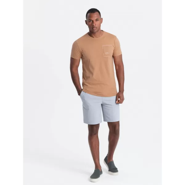  Hemd OMBRE OM-TSPT-0154 HELLBRAUN 