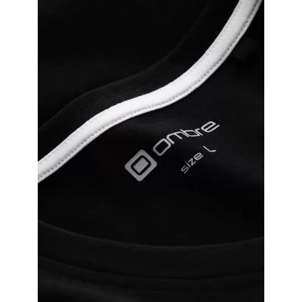  Hemd OMBRE OM-TSCT-0106 SCHWARZ 