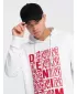 Herren -Sweatshirt OMBRE OM-SSPS-0158 WEIß