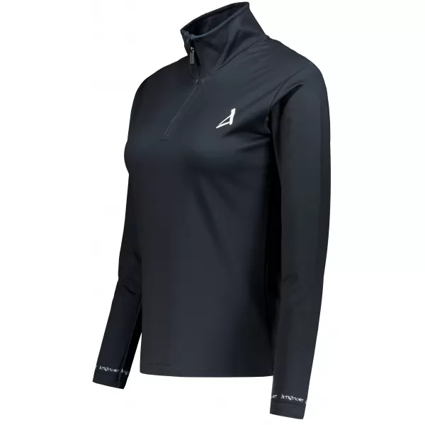  Frauenfunktionaler Thermo -Sweatshirt Premium ALTISPORT VOJ/ALW000TER03 SCHWARZ 