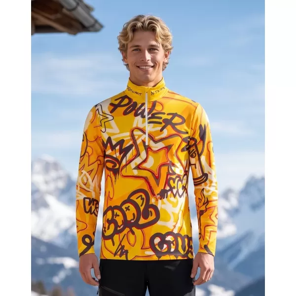  Funktionelle Thermo -Sweatshirt -Premium von Männern ALTISPORT VOJ/ALM054TER03 BERNSTEIN 