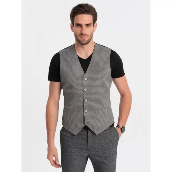  Weste OMBRE OM-BLZV-0111 GRAU 