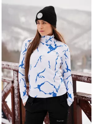 Frauenfunktionaler Thermo -Sweatshirt Premium ALTISPORT VOJ/ALW052TER03 WEIß
