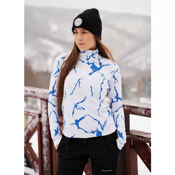  Frauenfunktionaler Thermo -Sweatshirt Premium ALTISPORT VOJ/ALW052TER03 WEIß 