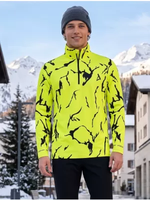 Funktionelle Thermo -Sweatshirt -Premium von Männern ALTISPORT VOJ/ALM052TER03 NEONGRÜN
