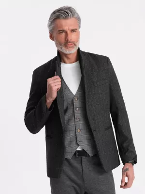 Jacke OMBRE OM-BLZB-0113 GRAPHIT