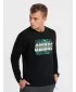 Herren -Sweatshirt OMBRE OM-SSPS-0156 SCHWARZ