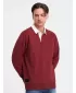 Herren -Sweatshirt OMBRE OM-SSNZ-0132 KASTANIENBRAUN