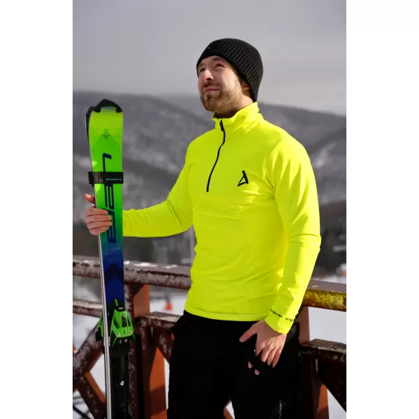  Funktionelle Thermo -Sweatshirt -Premium von Männern ALTISPORT VOJ/ALM000TER03 NEONGELB 