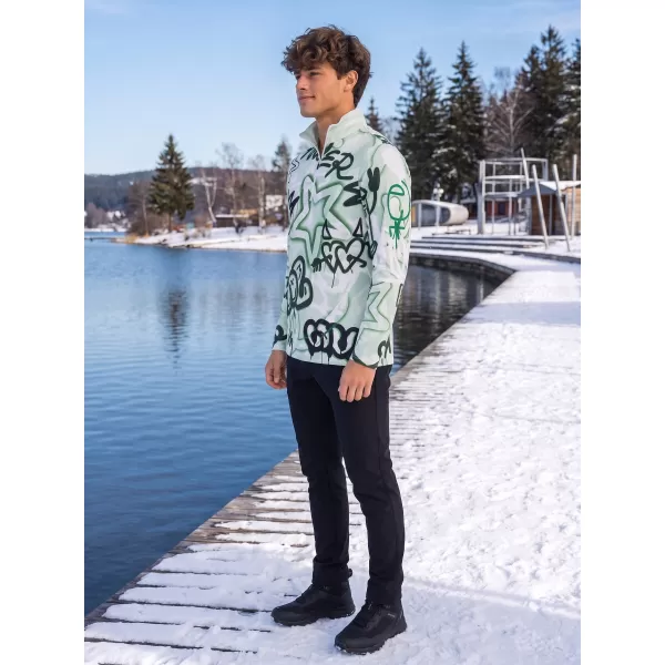  Funktionelle Thermo -Sweatshirt -Premium von Männern ALTISPORT VOJ/ALM054TER03 GRÜN 