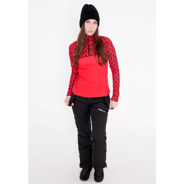  Frauenfunktionaler Thermo -Sweatshirt Premium ALTISPORT VOJ/ALW048TER03 ROT 