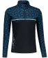 Frauenfunktionaler Thermo -Sweatshirt Premium ALTISPORT VOJ/ALW053TER03 SCHWARZ -BLUE