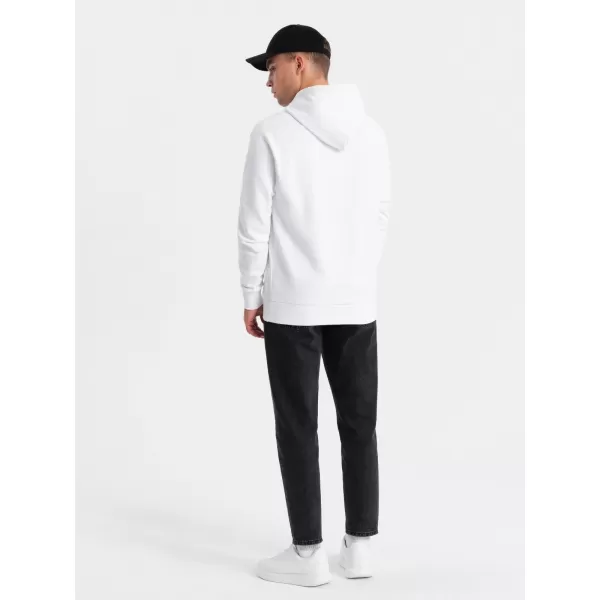  Herren -Sweatshirt OMBRE OM-SSPS-0158 WEIß 