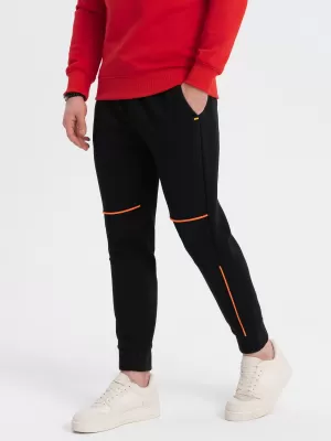 Herren -Traursanzüge OMBRE OM-PASK-0145 SCHWARZ