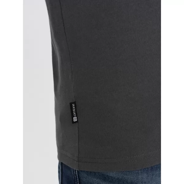  Herren t -Shirt mit einem langen Ärmel OMBRE OM-LSBL-0106 GRAPHIT 