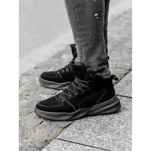  Herrenschuhe OMBRE T380 SCHWARZ 