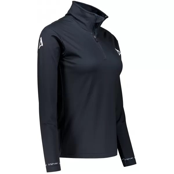  Frauenfunktionaler Thermo -Sweatshirt Premium ALTISPORT VOJ/ALW000TER03 SCHWARZ 