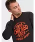 Herren -Sweatshirt OMBRE OM-SSPS-0154 DUNKELBRAUN