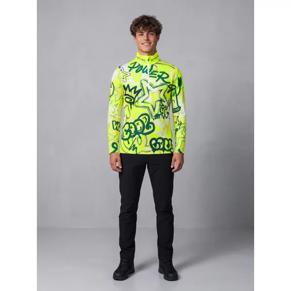  Funktionelle Thermo -Sweatshirt -Premium von Männern ALTISPORT VOJ/ALM054TER03 FLUO 