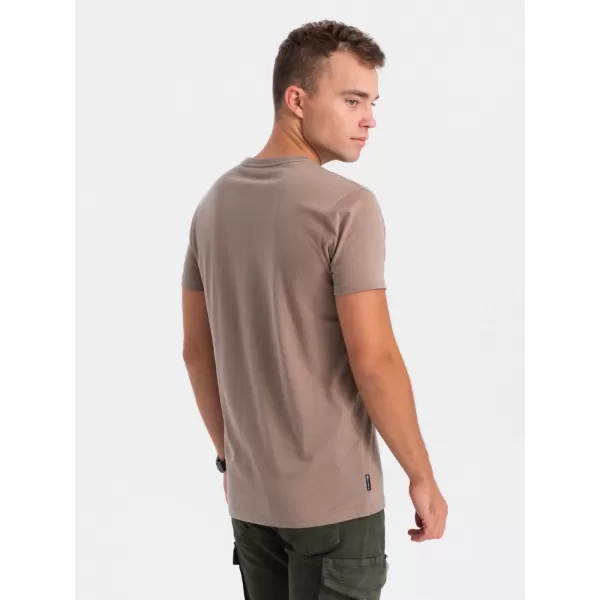  Hemd OMBRE OM-TSPT-0166 HELLBRAUN 