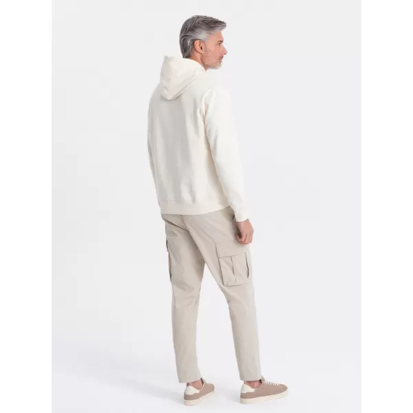  Herren -Sweatshirt OMBRE OM-SSBN-0177 CREME 