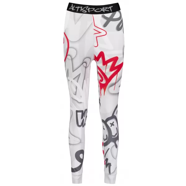  Frauenfunktionelle Thermohosen Prämie ALTISPORT VOJ/ALW054TER02 GRAU -RED 