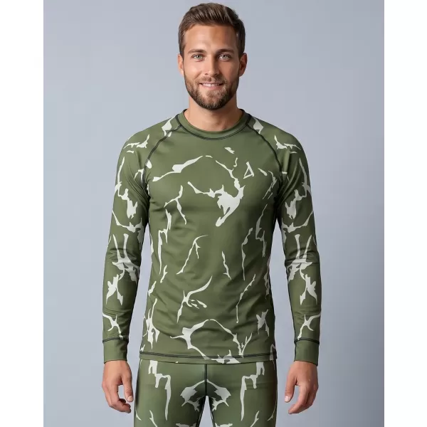  Funktionaler Term T -Shirt von Männern mit Langarmprämie ALTISPORT VOJ/ALM052TER01 KHAKI 
