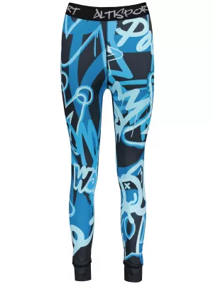 Frauenfunktionelle Thermohosen Prämie ALTISPORT VOJ/ALW054TER02 SCHWARZ -BLUE