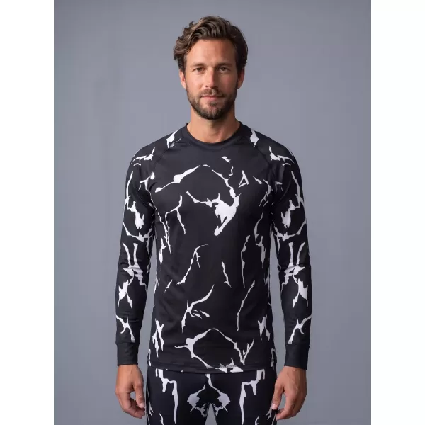 Funktionaler Term T -Shirt von Männern mit Langarmprämie ALTISPORT VOJ/ALM052TER01 SCHWARZ 