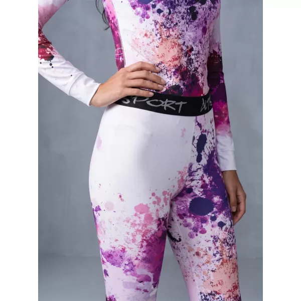  Frauenfunktionelle Thermohosen Prämie ALTISPORT VOJ/ALW055TER02 LILA ORANGE 