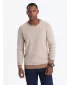 Herrenpullover OMBRE OM-SWSW-0111 HELLBRAUN